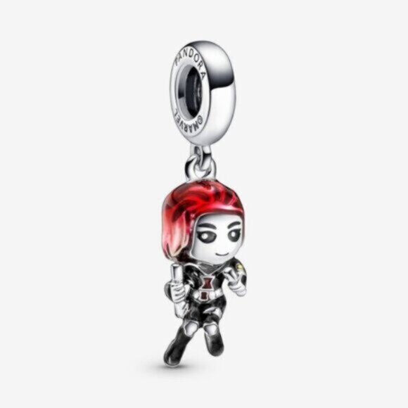 Pandora Marvel The Avengers Black Widow Dangle Charm - Picture 1 of 5
